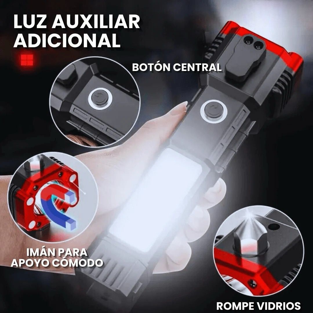 Linterna LED Multifuncional 4 en 1 - Alta Potencia 😱LLEVA 2 Y PAGA 1😱