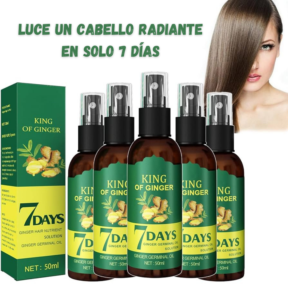 Serum de Jengibre 7 Days - DILE ADIÓS A LA CAIDA DEL CABELLO 😱50% DE DESCUENTO😱
