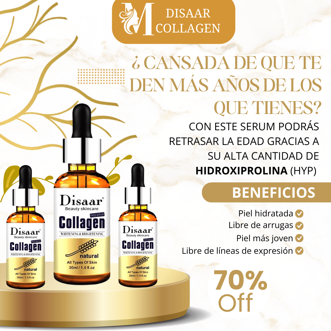 Kit de Colágeno Disaar (Crema + Aceite + Jabón) - ¡RENUEVA EL CUIDADO DE TU PIEL! 😍