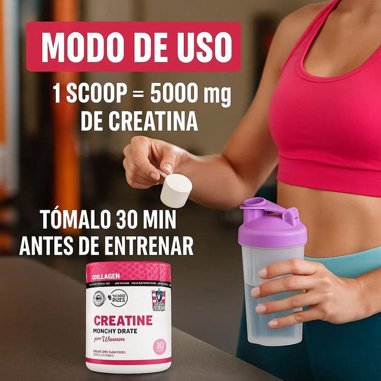 Creatine Monohydrate - Glúteos Grandes, Bellos y Sanos 🍑PRODUCTO EN TENDENCIA😱💪🏻