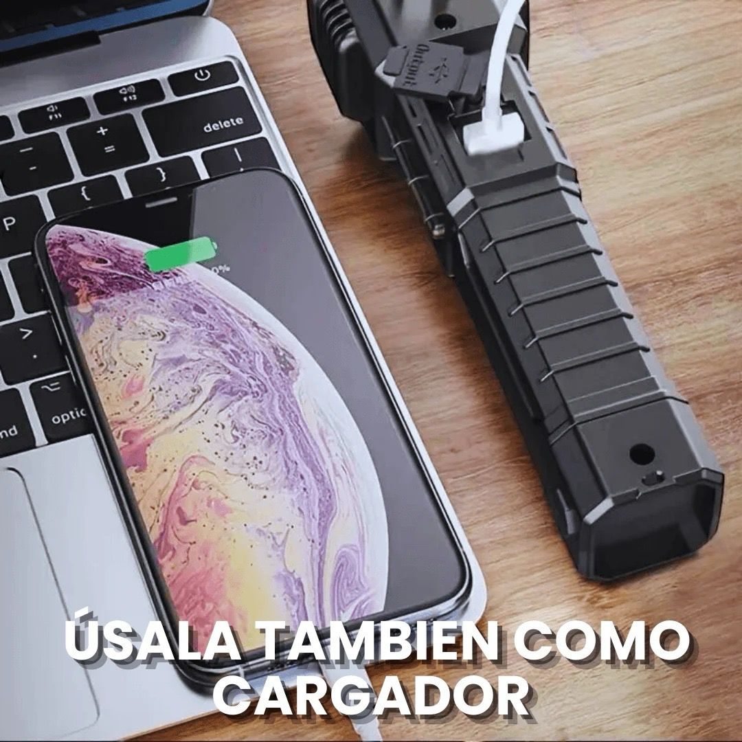 Linterna LED Multifuncional 4 en 1 - Alta Potencia 😱LLEVA 2 Y PAGA 1😱