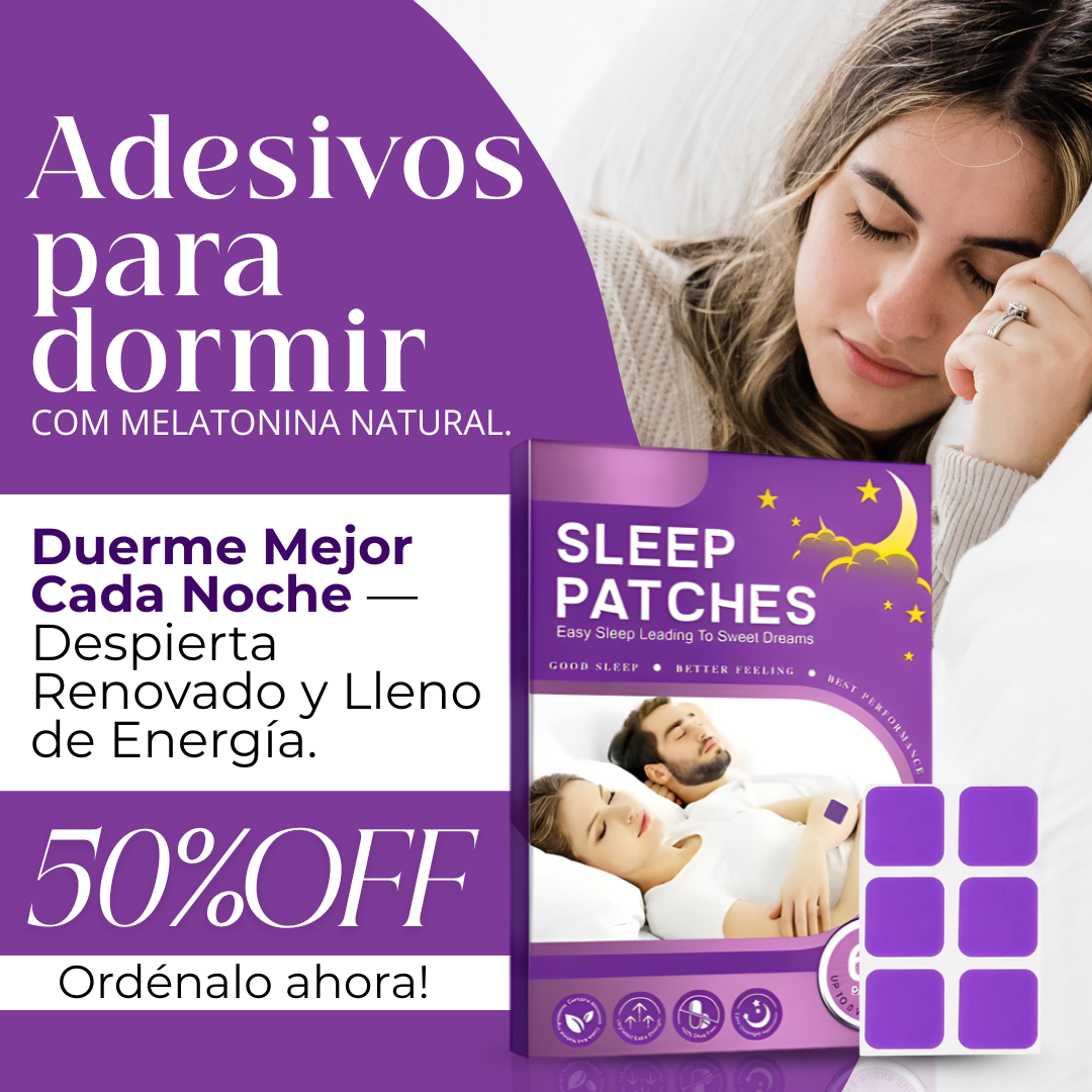 Pack de Parches para Dormir con Melatonina Natural - 😱LLEVA 2 Y PAGA 1😱