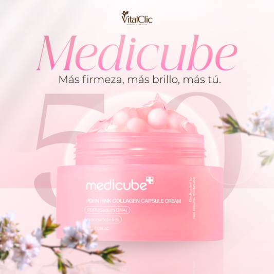 Medicube™ - Hidratante Facial con Salmón Dna 55 Gr - HIDRATA Y REJUVENECE TU ROSTRO😍