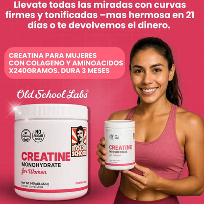 Creatine Monohydrate - Glúteos Grandes, Bellos y Sanos 🍑PRODUCTO EN TENDENCIA😱💪🏻