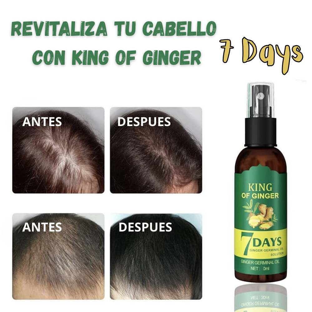 Serum de Jengibre 7 Days - DILE ADIÓS A LA CAIDA DEL CABELLO 😱50% DE DESCUENTO😱