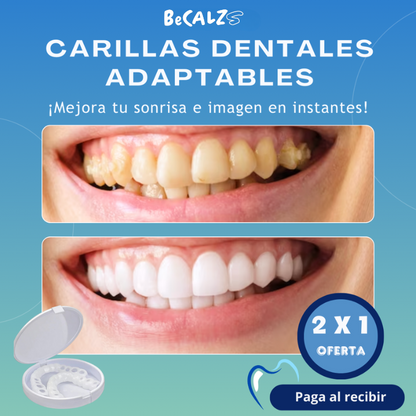 Carillas Dentales Adaptables - Transforma tu Sonrisa 😱OFERTA EXCLUSIVA 2X1😱