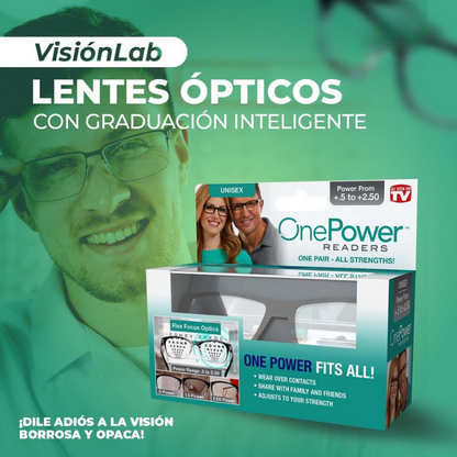 VisiónLab™ - Lentes Ópticos con Graduación Inteligente 😍LLEVA 2 Y PAGA 1😍