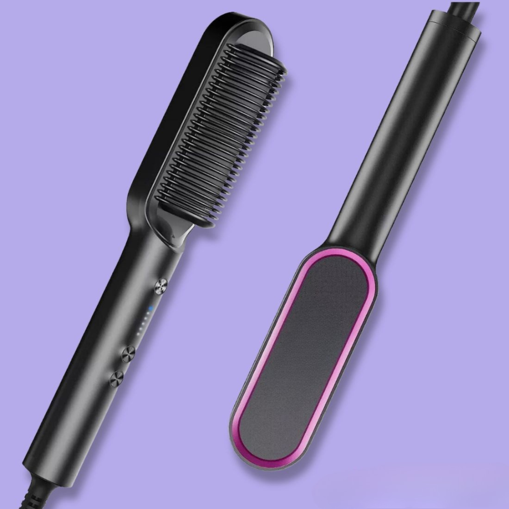 GlowLiss® - Cepillo Alisador Premium - Transforma tu Melena en Segundos😍 50% DE DESCUENTO😱