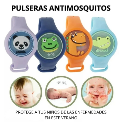 Pack de 3 Pulseras Antimosquitos - ¡LA PROTECCIÓN IDEAL EN ESTE VERANO!☀️🦟 - 😱OFERTA 3X1😱