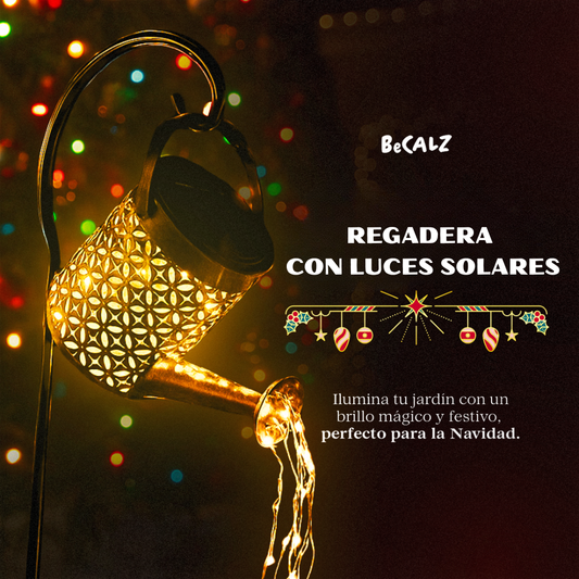 Regadera con Luces Solares ✨ LA TENDENCIA EN ESTA NAVIDAD 😍50% DE DESCUENTO😍