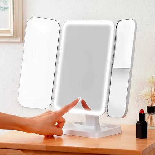Espejo de Maquillaje con Luz LED - REALZA TU BELLEZA EN TODO MOMENTO😍 50% DE DESCUENTO😱