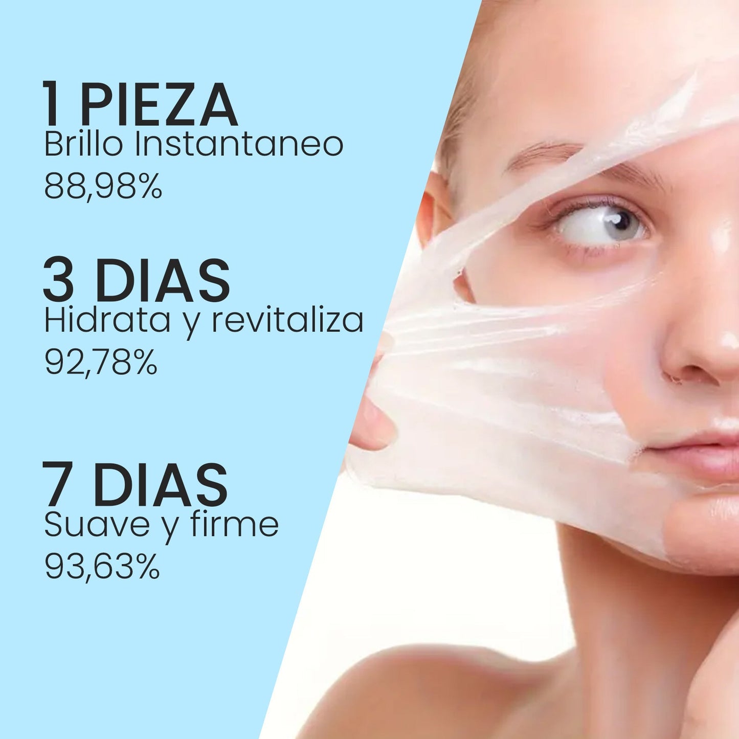 Mascarillas con Colágeno + Ácido Hialurónico - 😍La Revolución de la Belleza😍50% DE DESCUENTO😱