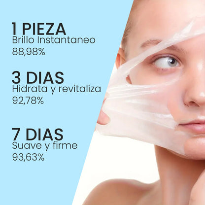 Mascarillas con Colágeno + Ácido Hialurónico - 😍La Revolución de la Belleza😍50% DE DESCUENTO😱